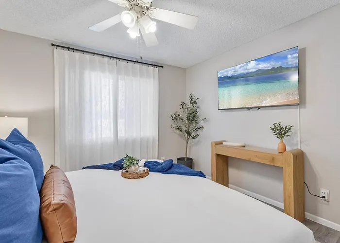 Quiet 1br By Asu, Hot Tb, Pool, King Bed, Wd *