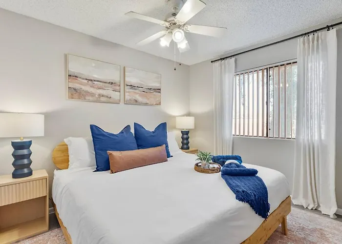 Apartment Quiet 1br By Asu, Hot Tb, Pool, King Bed, Wd Tempe