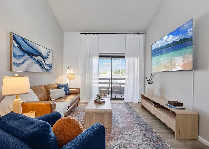 Apartment Quiet 1br By Asu, Hot Tb, Pool, King Bed, Wd